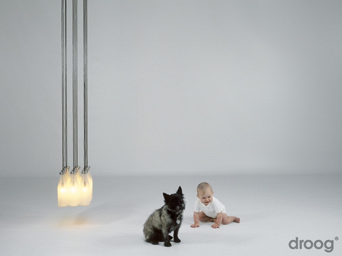 Milkbottle Lamp by Droog Design Lamps